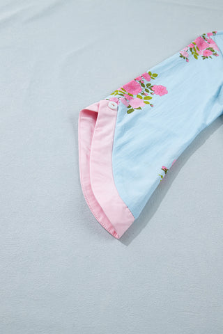Soft Pastel Bluebell Top