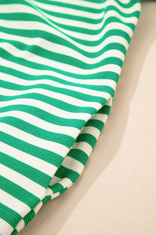 Striped Green Dress