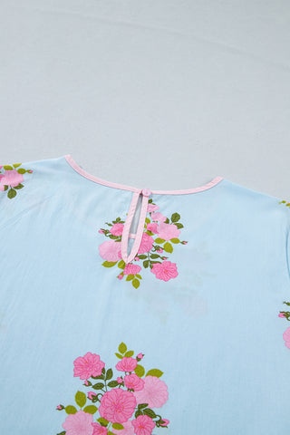 Soft Pastel Bluebell Top