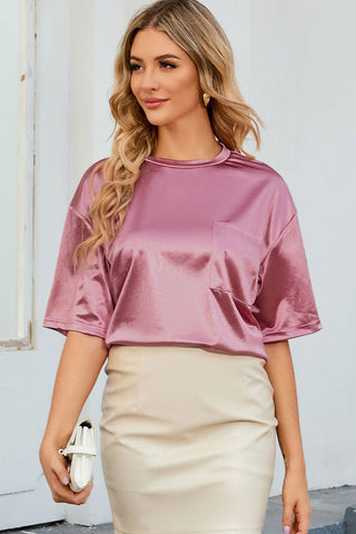 Shimmery Top - Pink