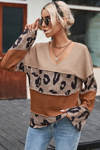 Bell Sleeve Leopard Top