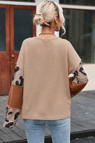 Bell Sleeve Leopard Top