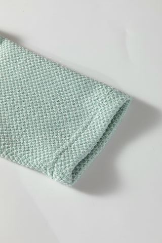 Textured Mint Dolman Sleeve Top