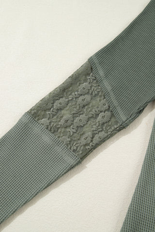 Mixed Pattern Spring Thermal - Green