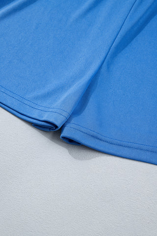 Racerback Two Piece Skort Set - Blue