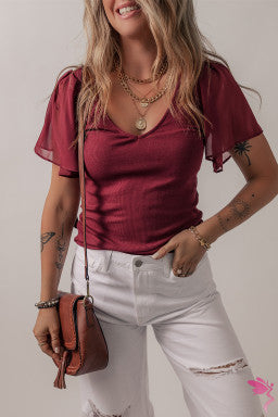 Vixen Vibes Top - Burgundy