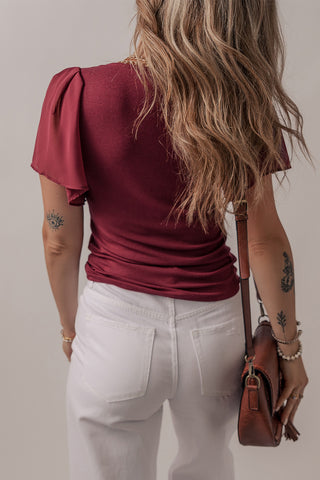 Vixen Vibes Top - Burgundy