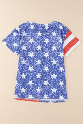 American Flag Top - Distressed