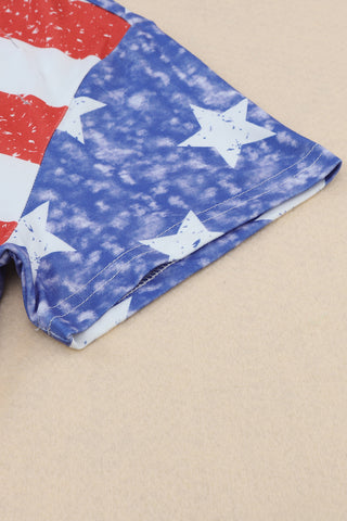 American Flag Top - Distressed