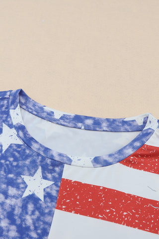 American Flag Top - Distressed
