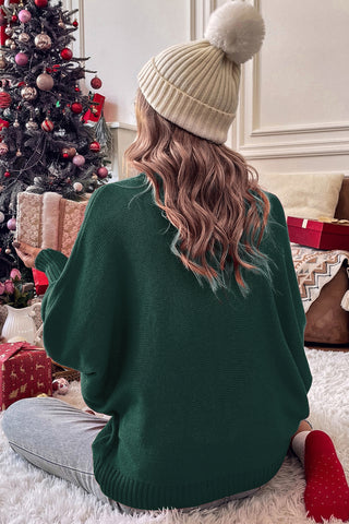 Merry Turtleneck Sweater - Green