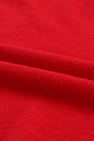 Merry Turtleneck Sweater - Red