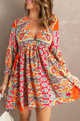 Boho Vintage Baby Doll Dress