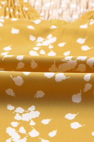 White Speckled Blouse - Yellow