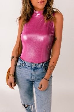 Sparkly Body Suit - Pink