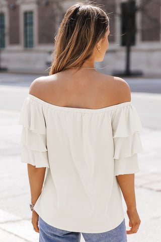 Off Shoulder Top - Ivory