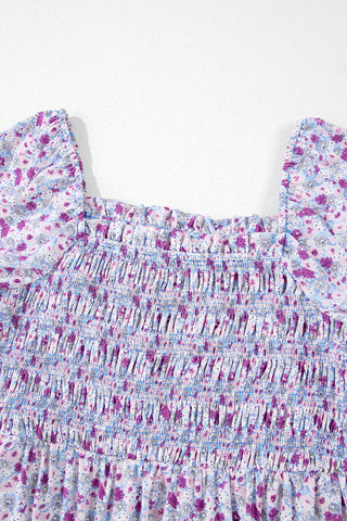 Smocked Lilac Maxi Dress