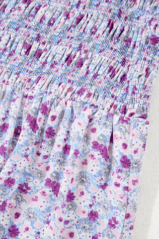 Smocked Lilac Maxi Dress