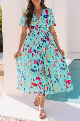 Splash of Paradise Dress - Mint