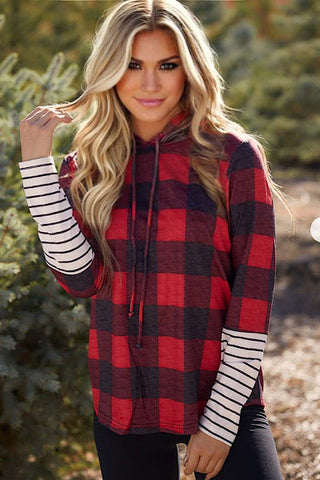 Buffalo Plaid Top - Red