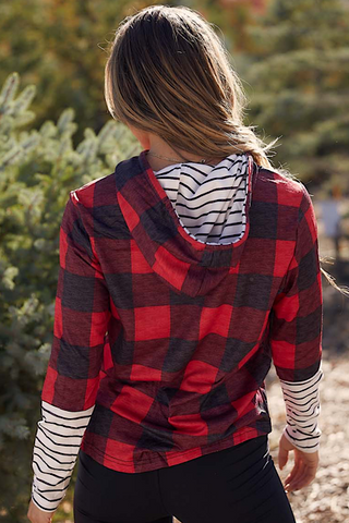 Buffalo Plaid Top - Red