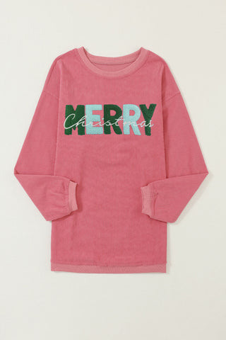 Corded Sweatshirt - Merry Christmas