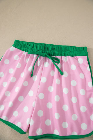 Polka Dot Two Piece Set - Pink