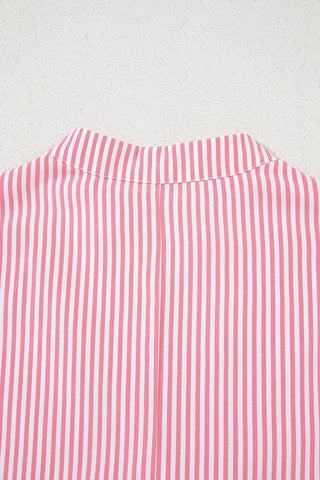 Pink Candy Striped Top