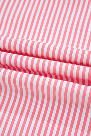 Pink Candy Striped Top
