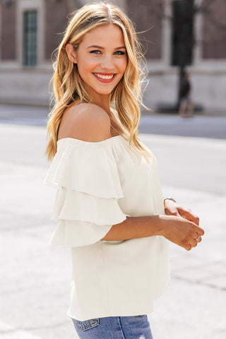 Off Shoulder Top - Ivory