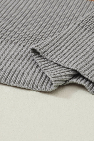 Sunset Palette Striped Sweater - Chestnut