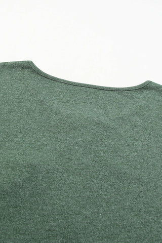 Henley Snap Top - Green