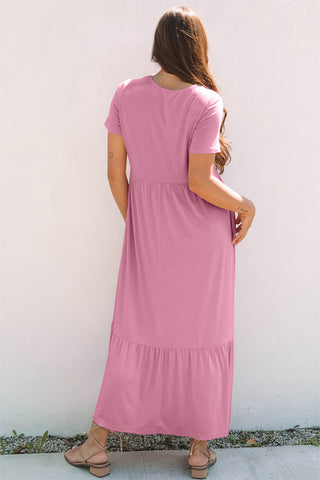 Orchid Solid Maxi Dress