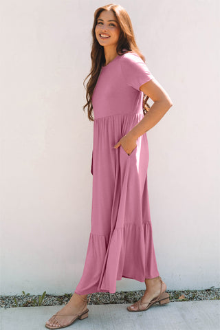 Orchid Solid Maxi Dress