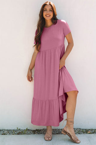 Orchid Solid Maxi Dress