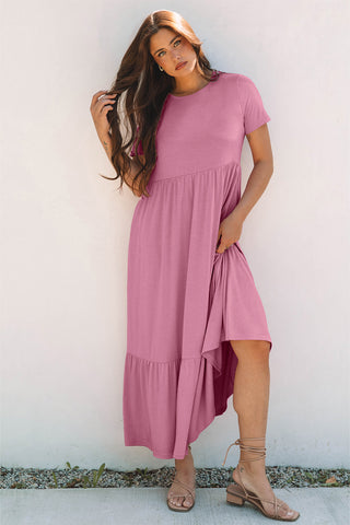 Orchid Solid Maxi Dress
