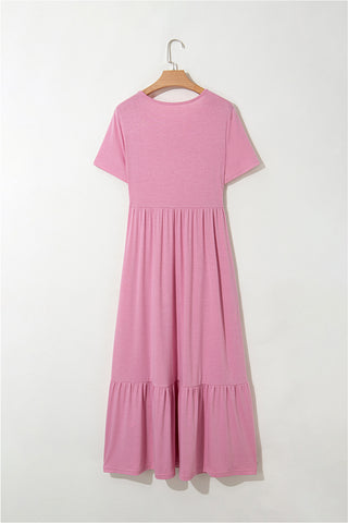 Orchid Solid Maxi Dress