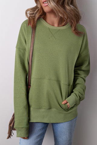 Kangaroo Pocket Sweatshirt - Green