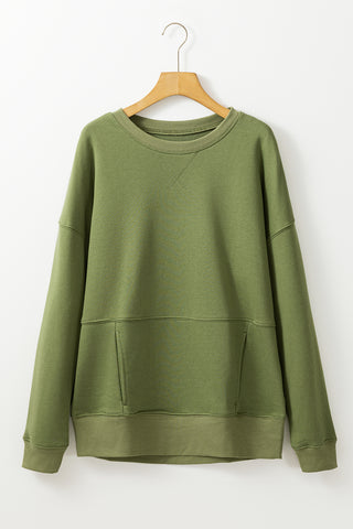 Kangaroo Pocket Sweatshirt - Green