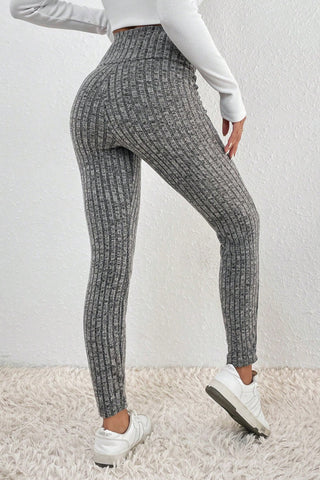 Sweater Leggings - Gray