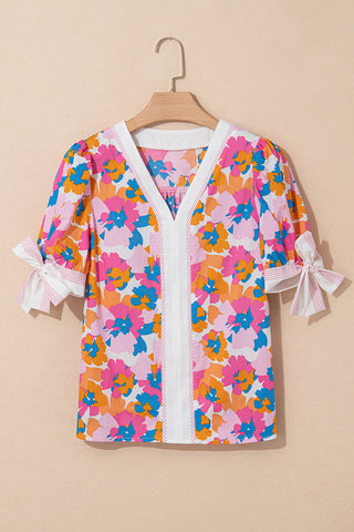 Flower Pop Bow Top