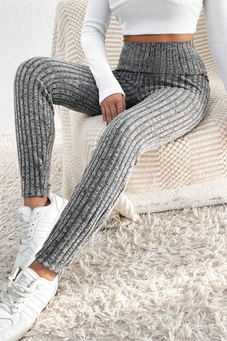 Sweater Leggings - Gray