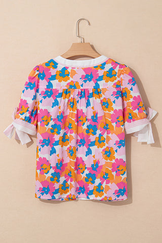 Flower Pop Bow Top