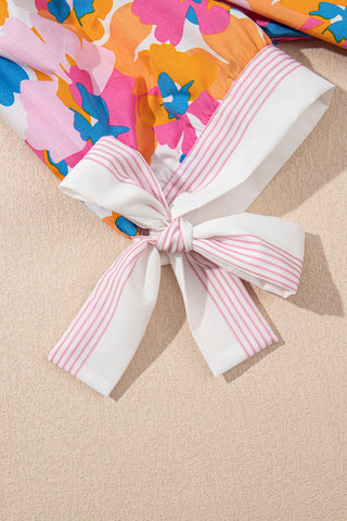 Flower Pop Bow Top