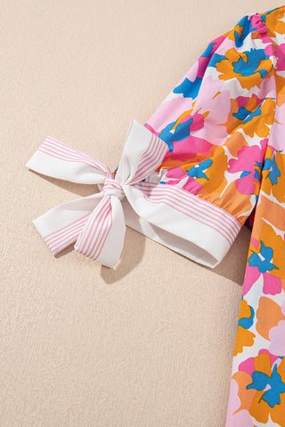 Flower Pop Bow Top