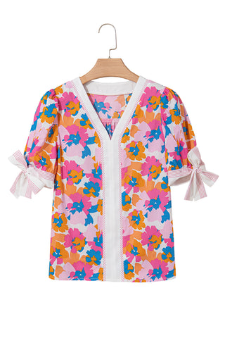 Flower Pop Bow Top