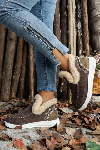 Ankle Booties - Brown