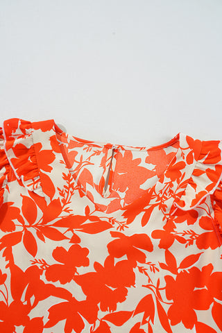 Tangerine Flutter Summer Top
