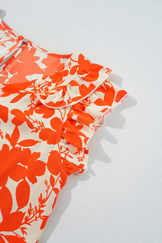 Tangerine Flutter Summer Top