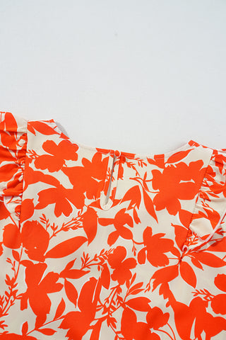 Tangerine Flutter Summer Top